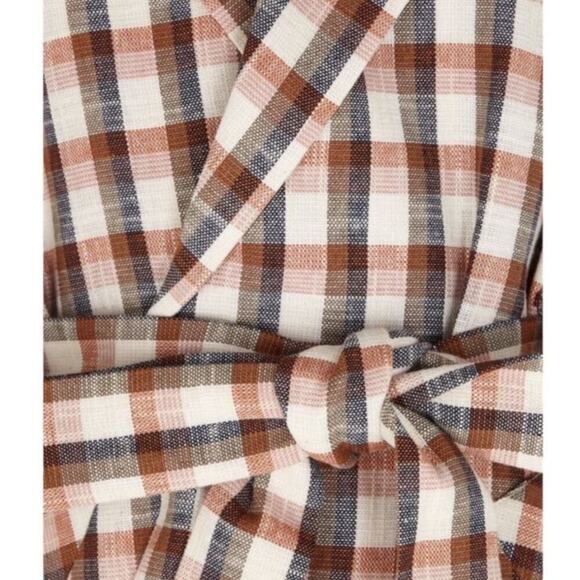 Veronica Beard Lin Jacket Multi Checked Cotton Blend Blazer Multicolored Size M - Picture 2 of 16